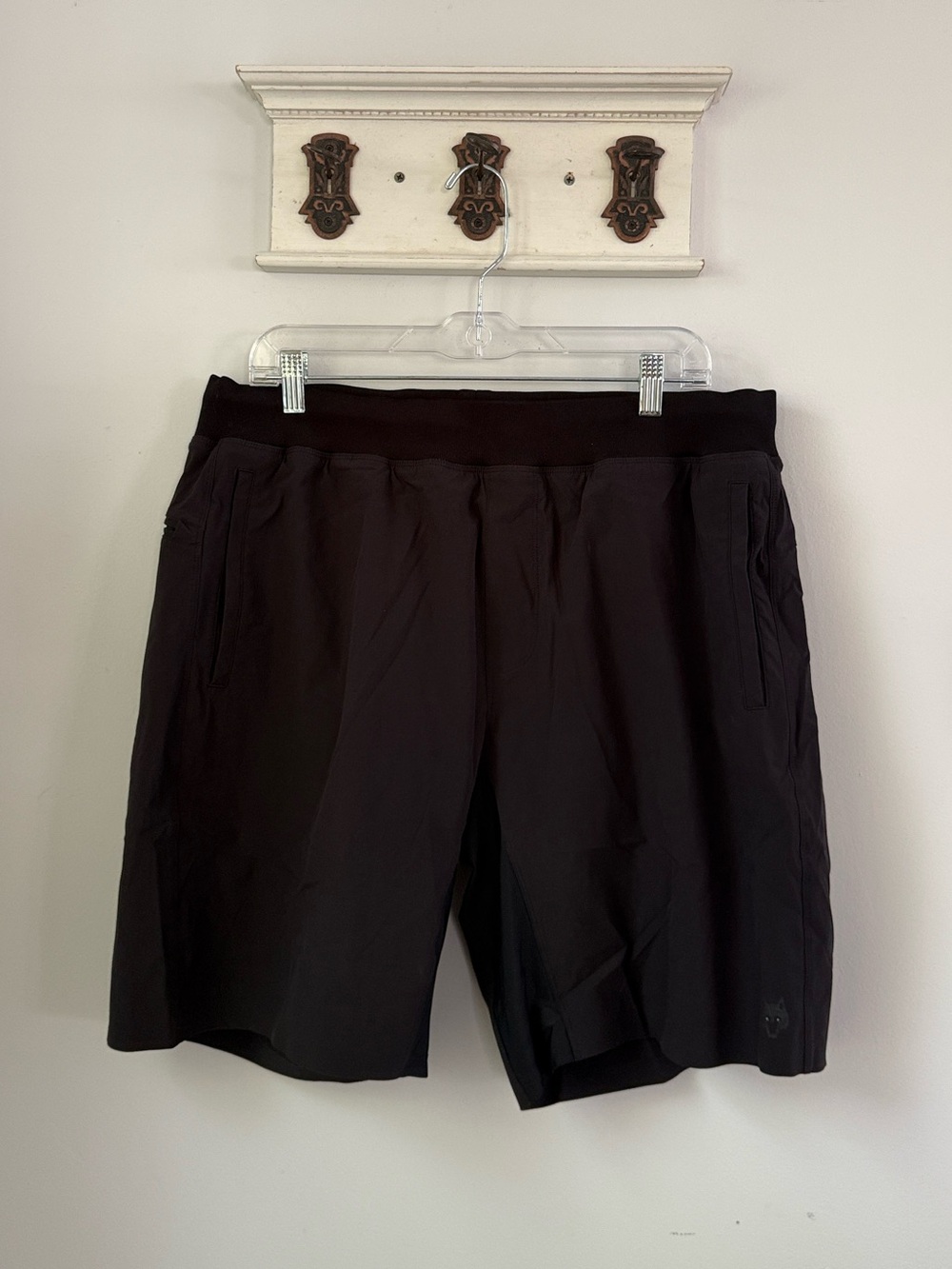 Men's Black Athletic Shorts Size XXL Lined Active Running Performance